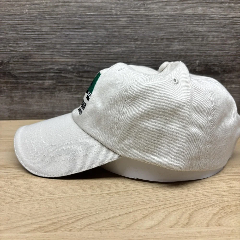 Anderson Equipment Company Hat Cap‎ Strap Back Mens White Green Logo Promo